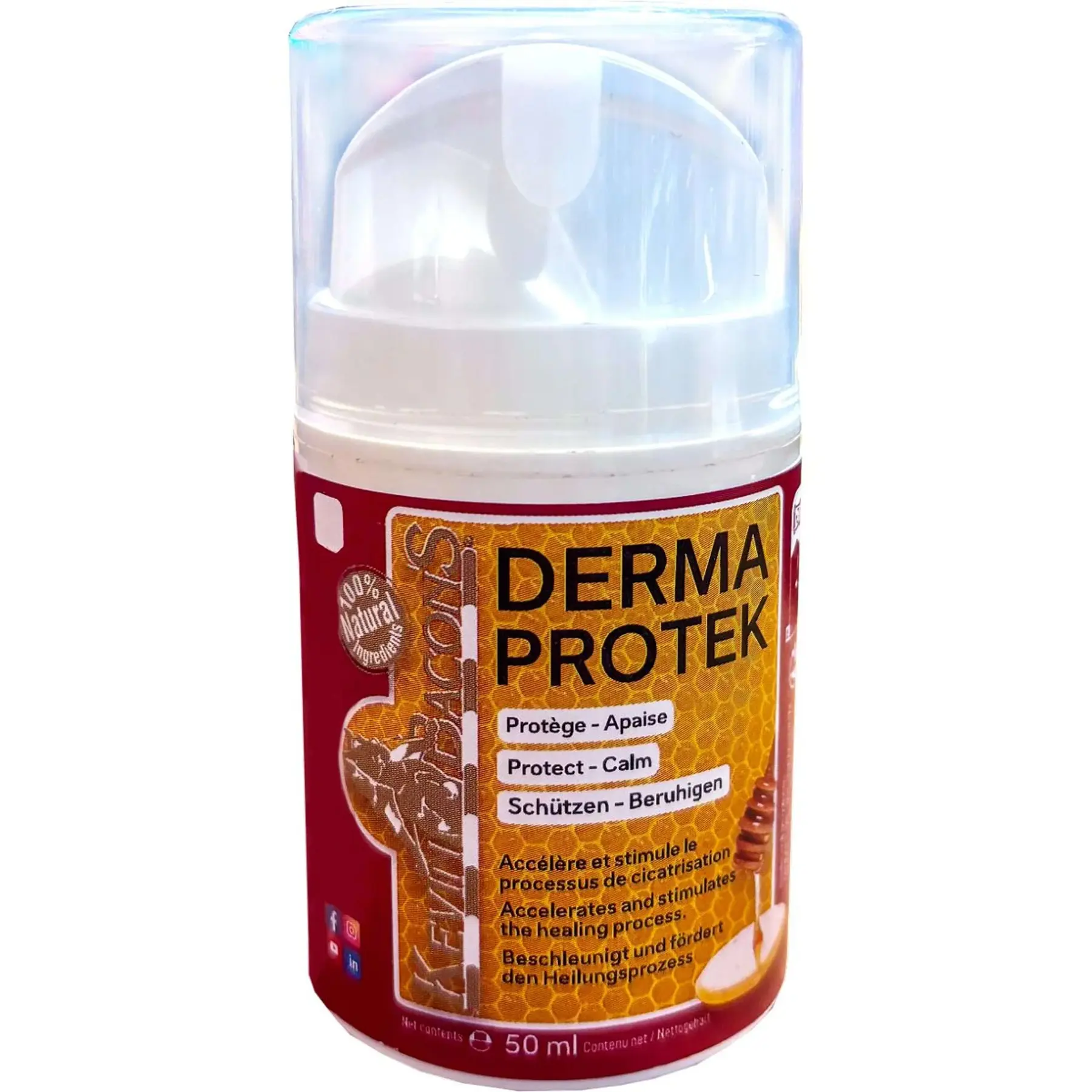 Relaxing spray for horses Kevin Bacon's Derma Protek (x6)