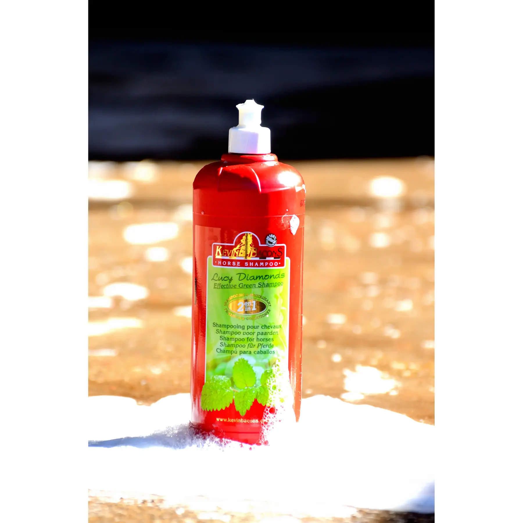 Horse shampoo Kevin Bacon's Lucy Diamonds