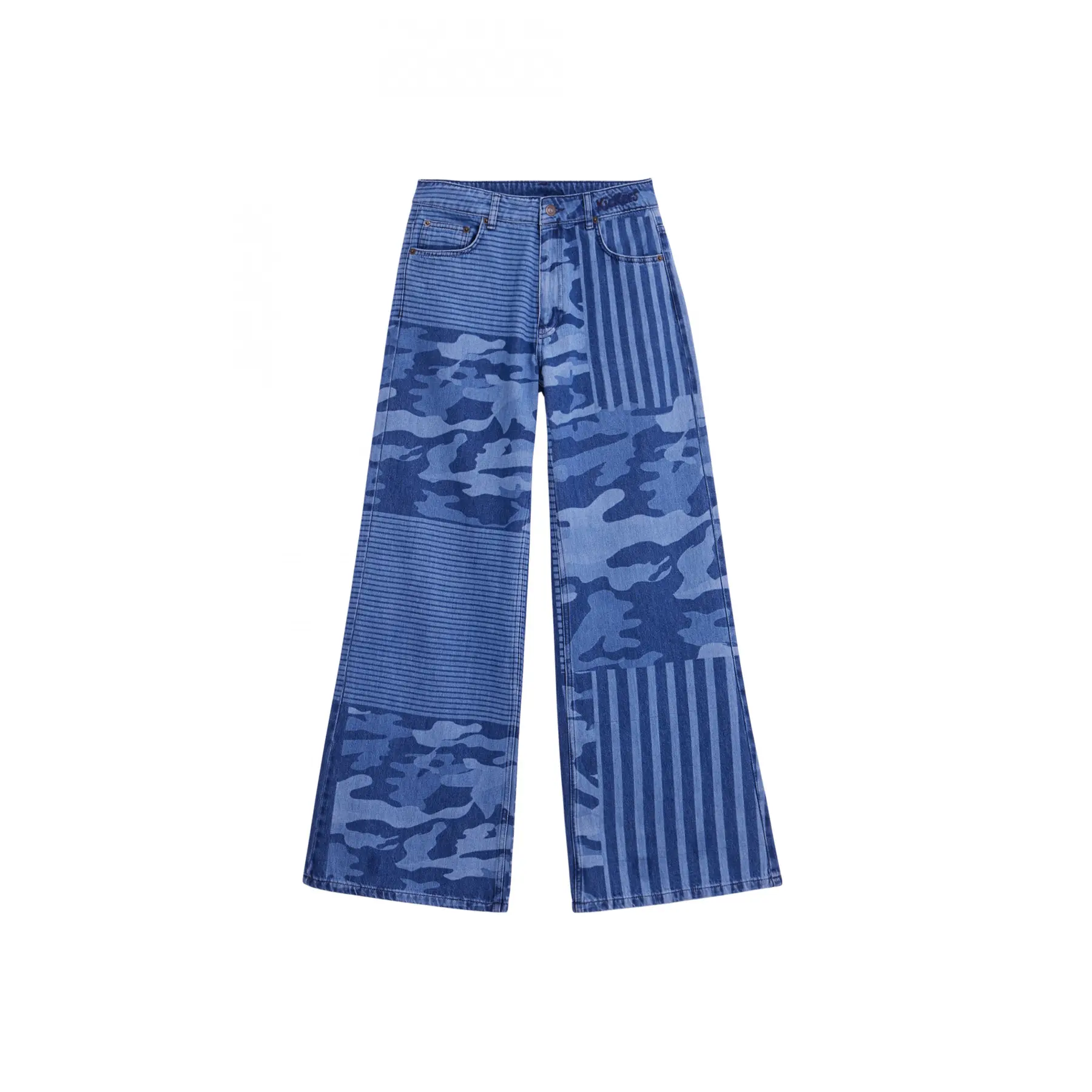 Jeans a vita alta Kickers Huge