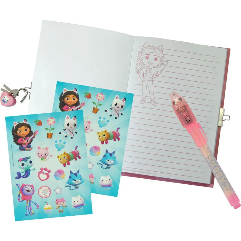 Agenda Secret Avec Stylo Magique Kids Licensing Gabbys Dollhouse-image