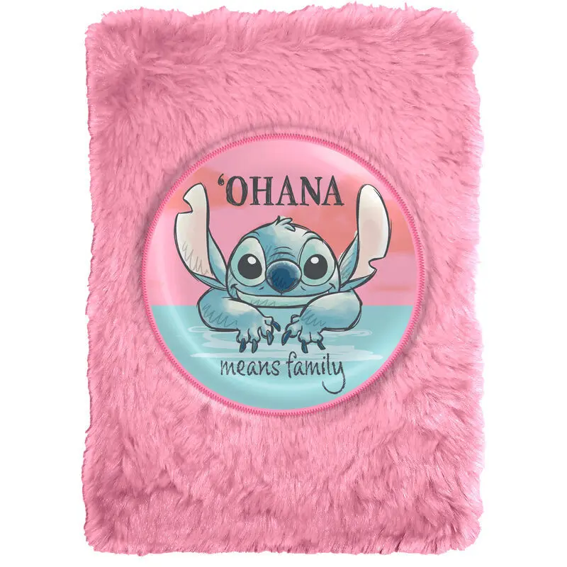 Notizblock aus Plüsch, Mädchen Kids Licensing Disney Stitch