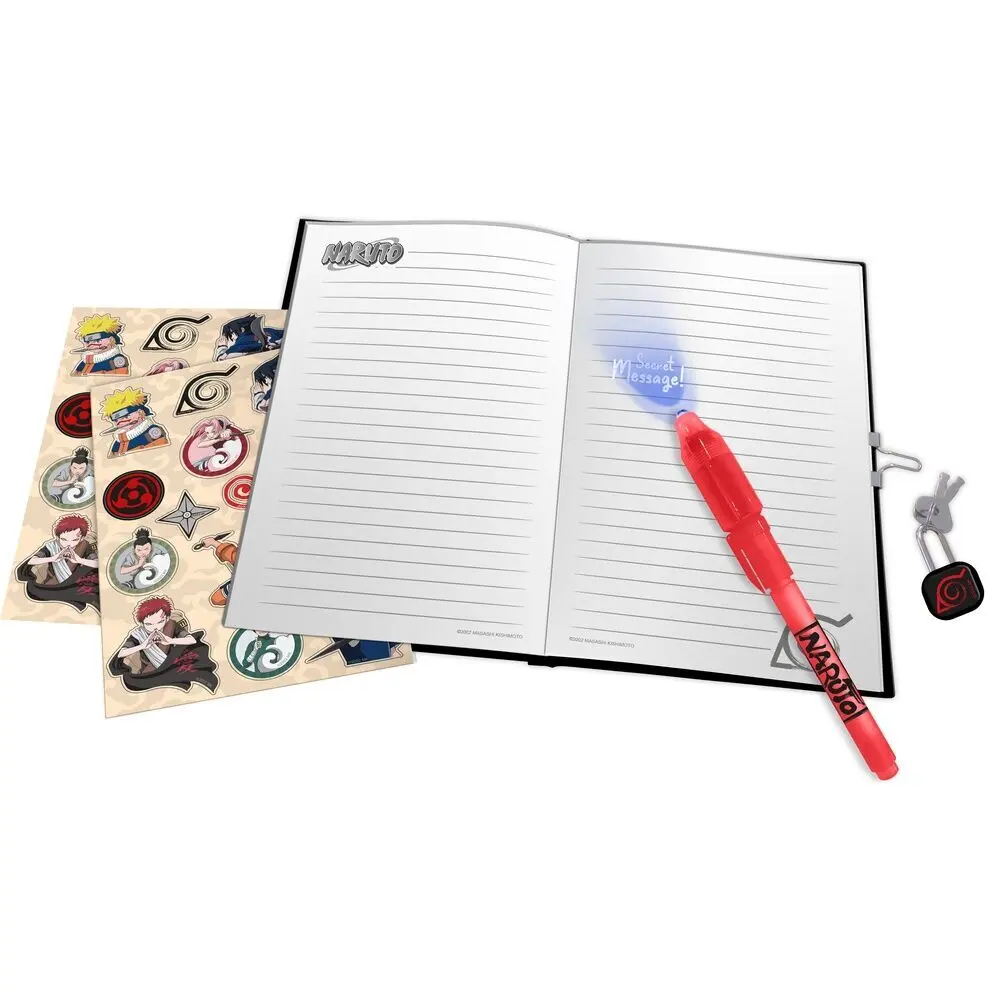 Agenda e stilografica magica Kids Licensing Naruto Shippuden Diary