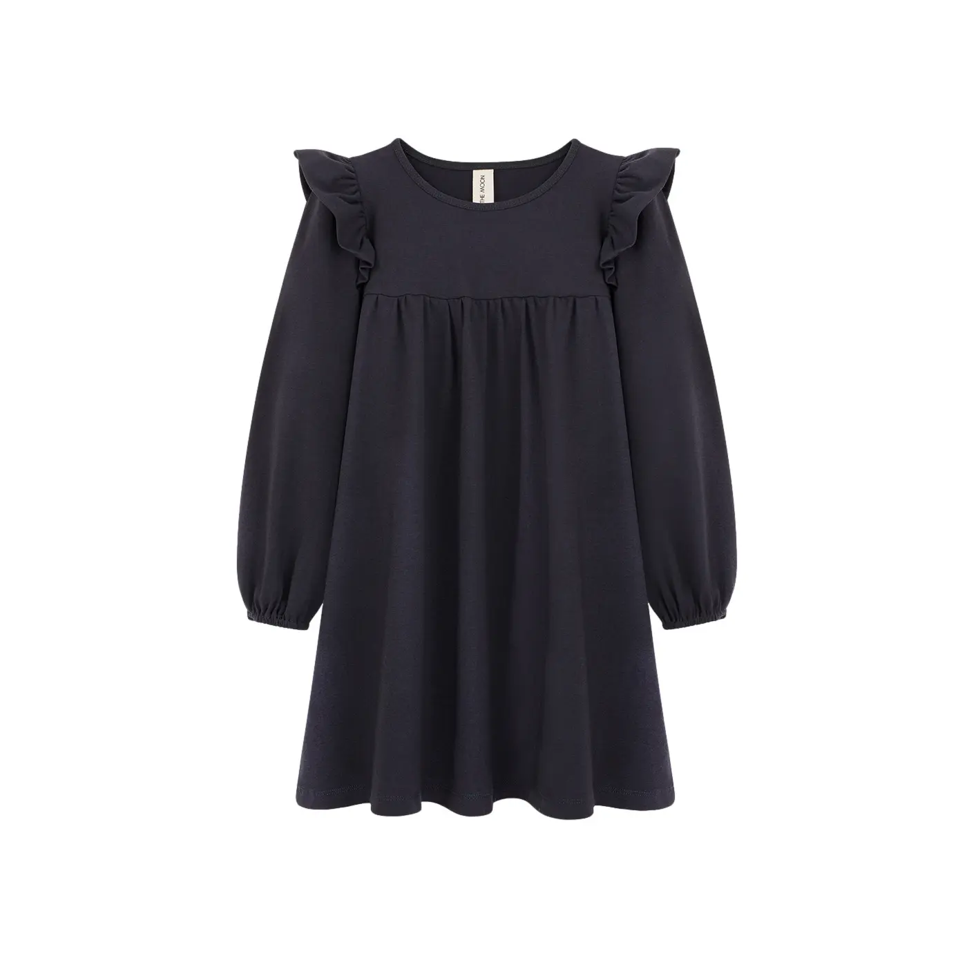 Robe in cotone per bambina Kids on the Moon Charcoal