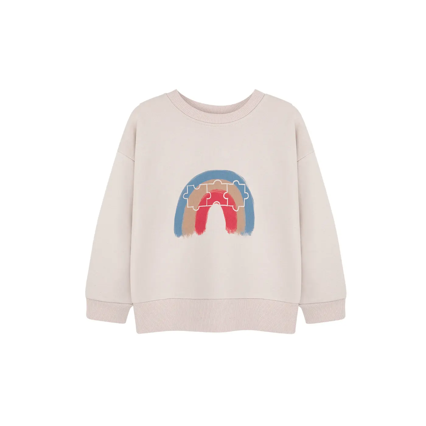 Felpa da bambino Kids on the Moon Rainbow