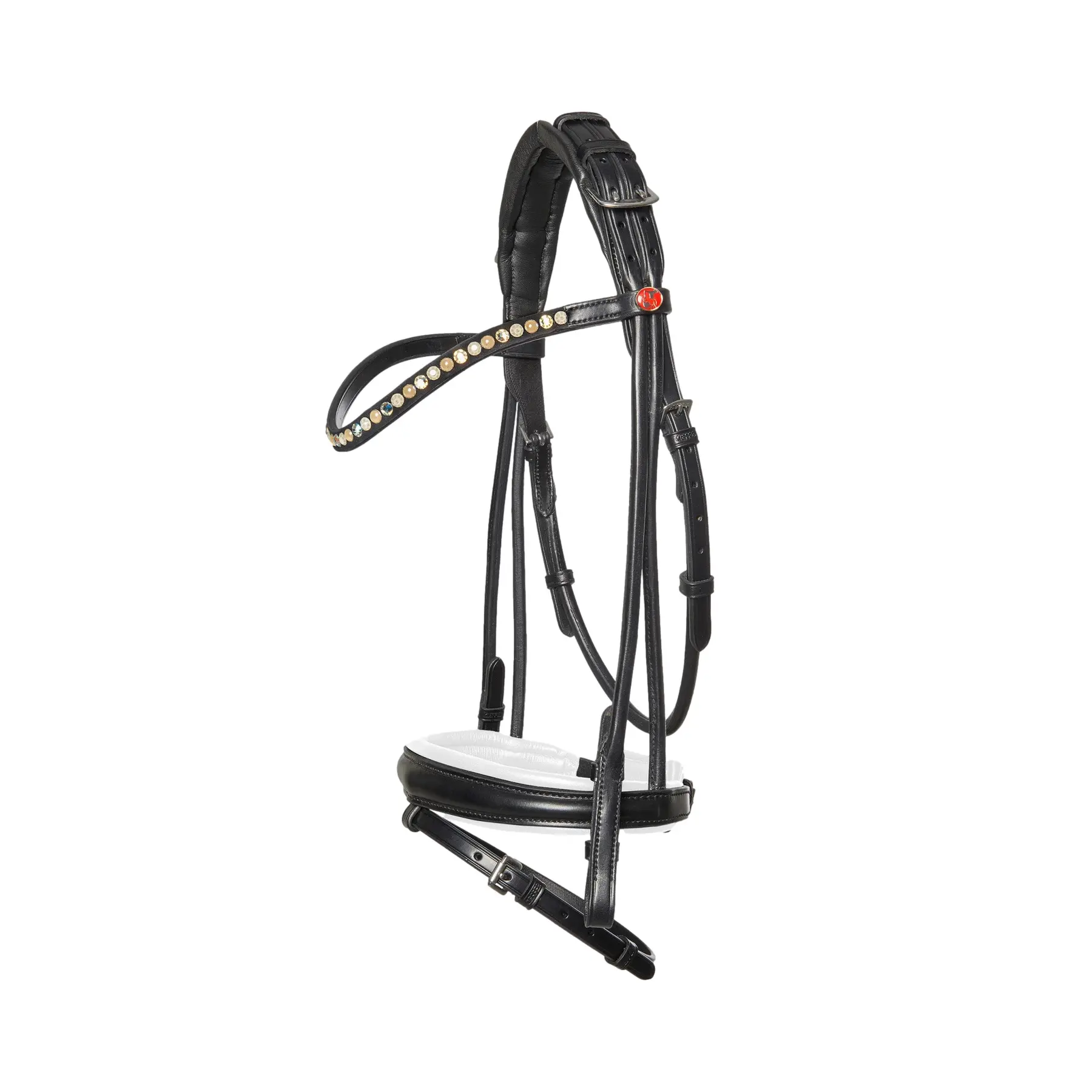 Riding bridle Kieffer Sylvie II curved browband/not lined