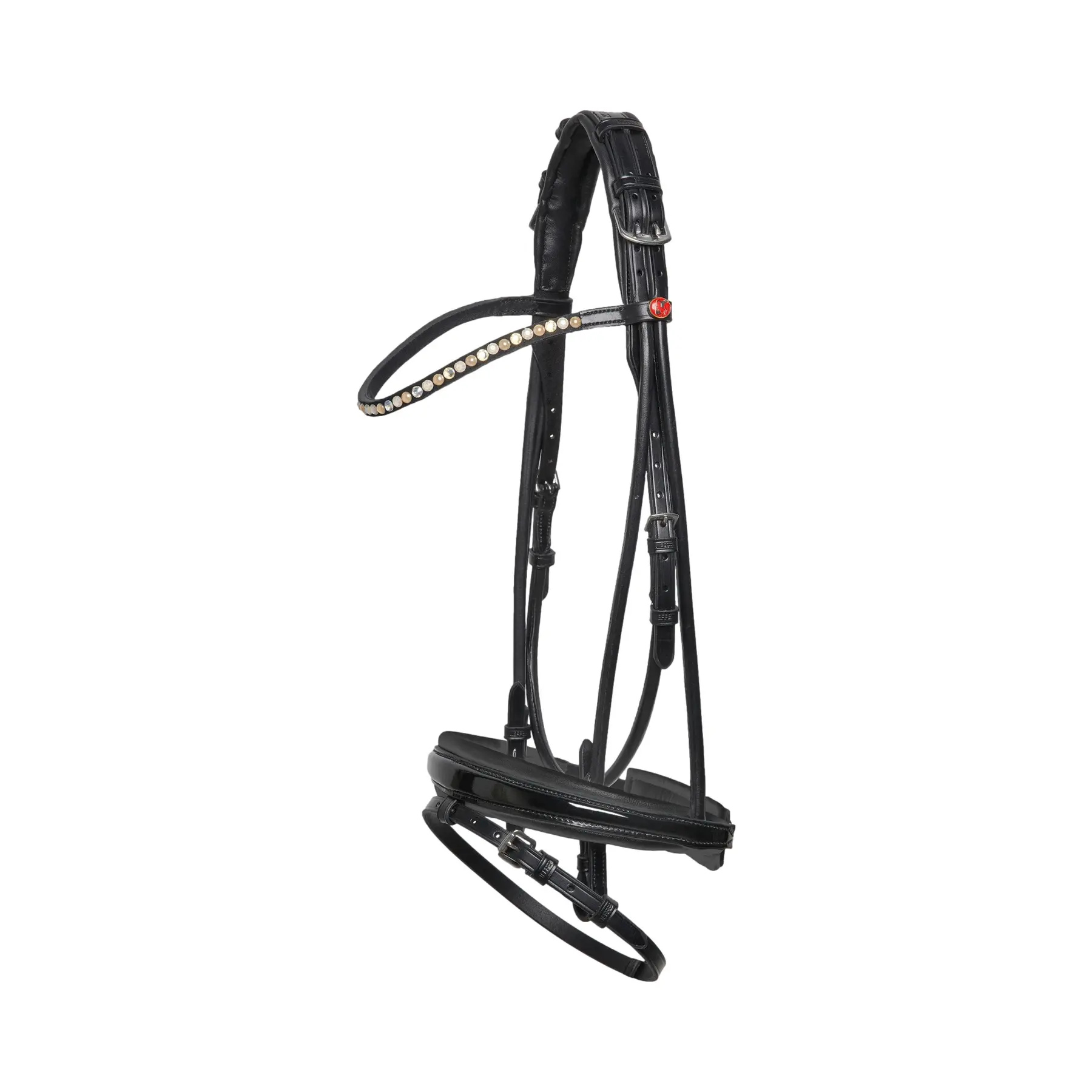 Riding bridle Kieffer Sylvie II curved browband/not lined