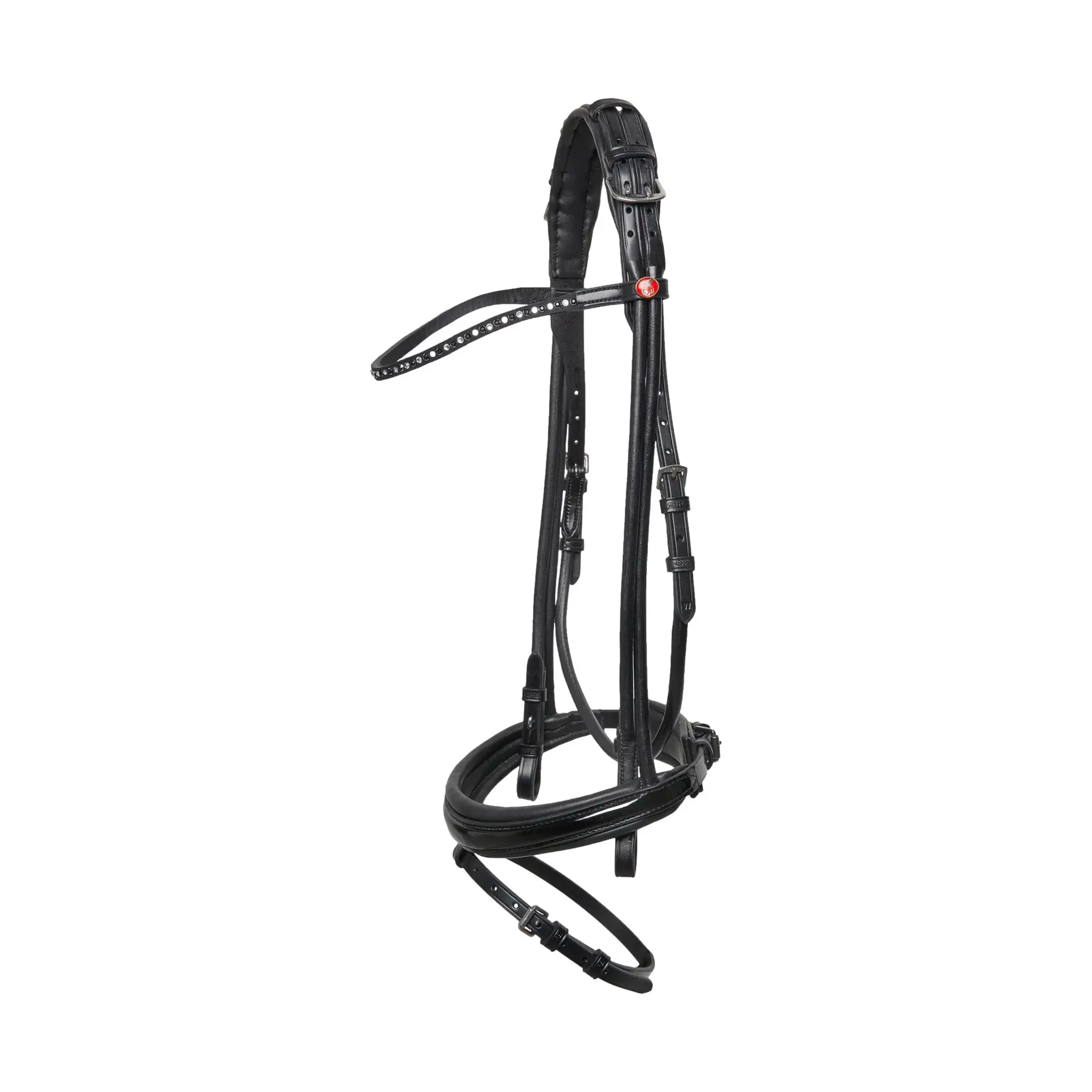 Riding bridle Kieffer Sylvie II curved browband / not lined