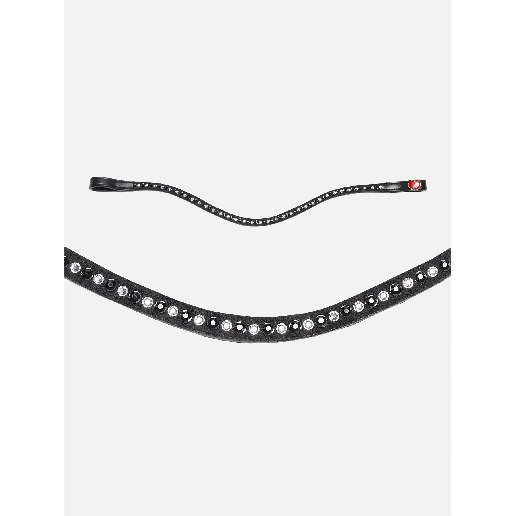 Frontal for horse Kieffer Sylvie II fineline br.bd. curved not lined