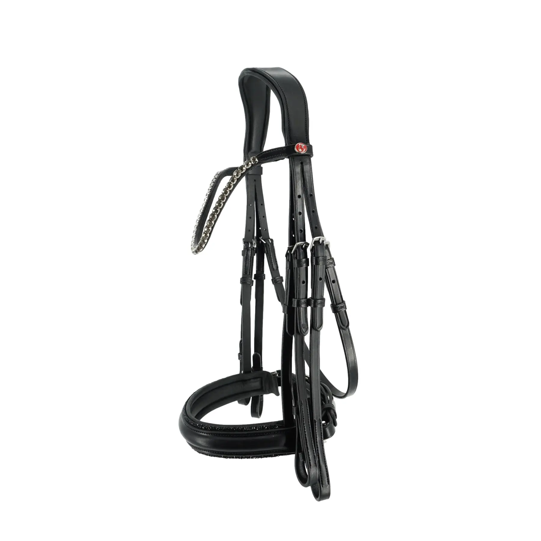 Sottosella per equitazione con fibbie quadrate cromate Kieffer Grace