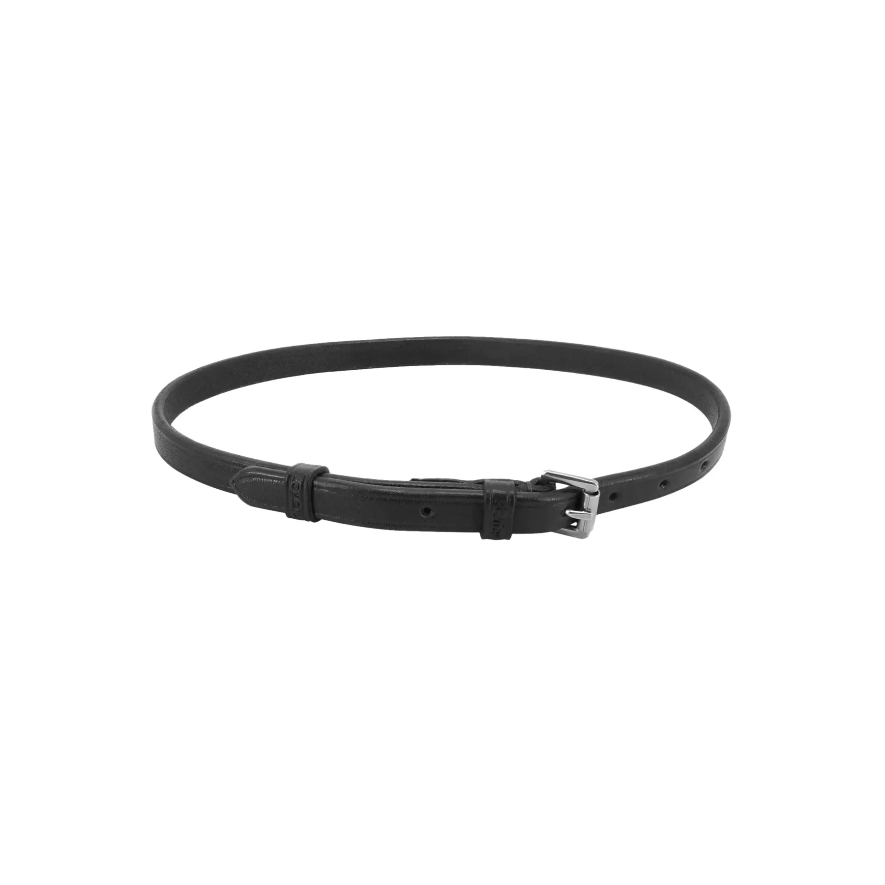 Horse bridle accessory with chrome square buckles Kieffer Flash Ultrasoft