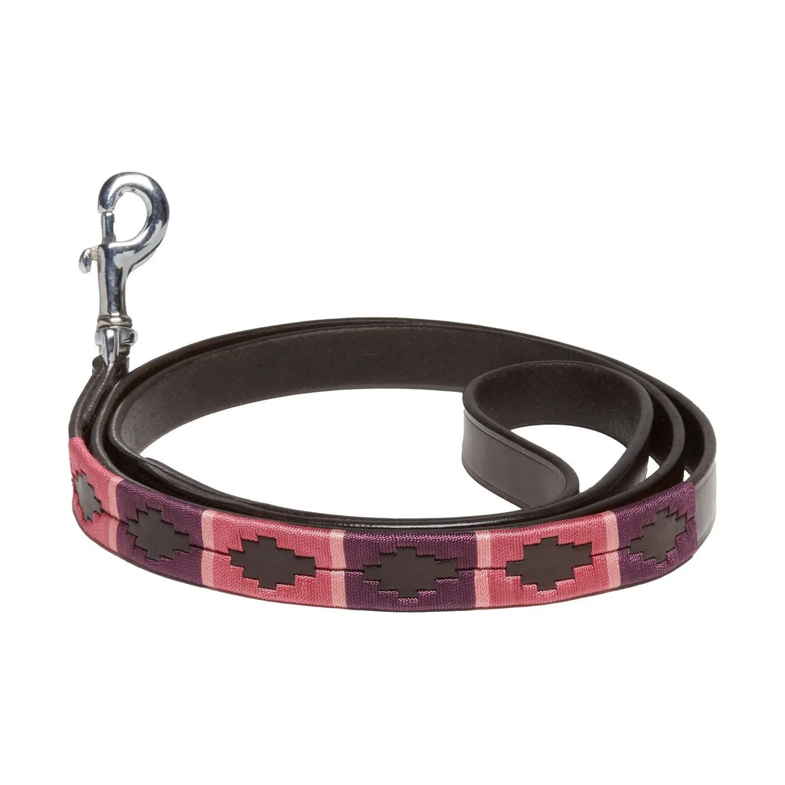 Dog leash Kieffer Buenos Aires with chrome fittings