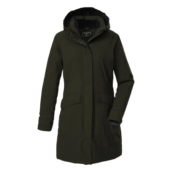 Impermeabile lunga con cappuccio da donna Killtec Kow 18