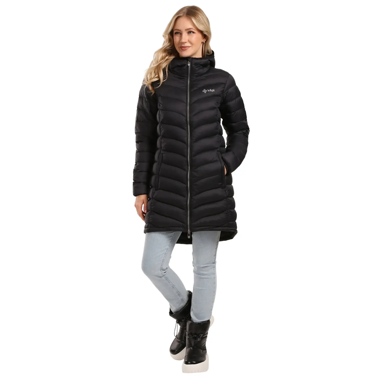 Daunenjacke  mit Kapuze, Damen Kilpi Leila