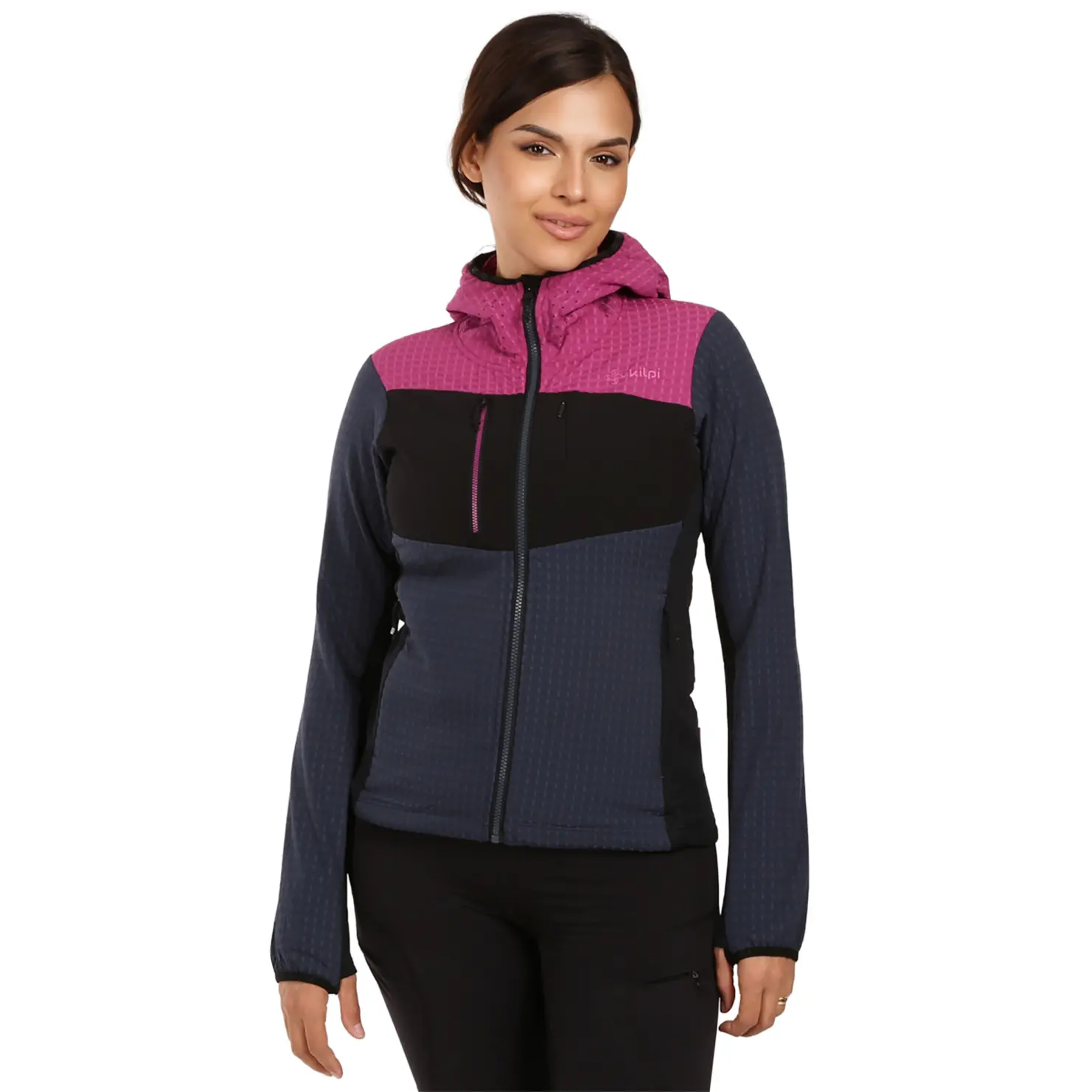 Dames fleece met capuchon Kilpi Frensis