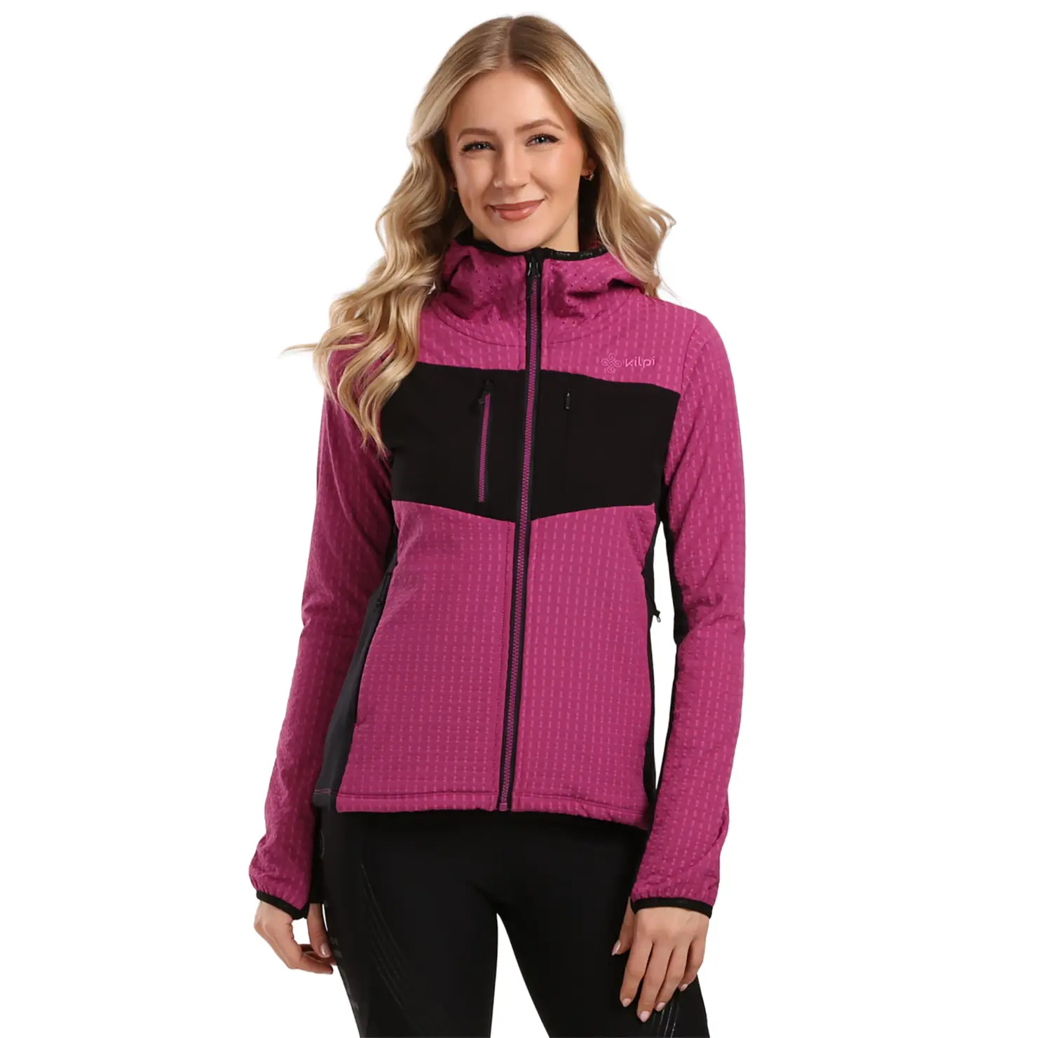 Dames fleece met capuchon Kilpi Frensis