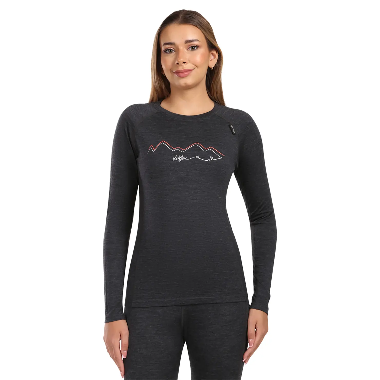 Dames-T-shirt met lange mouwen Kilpi Mavora
