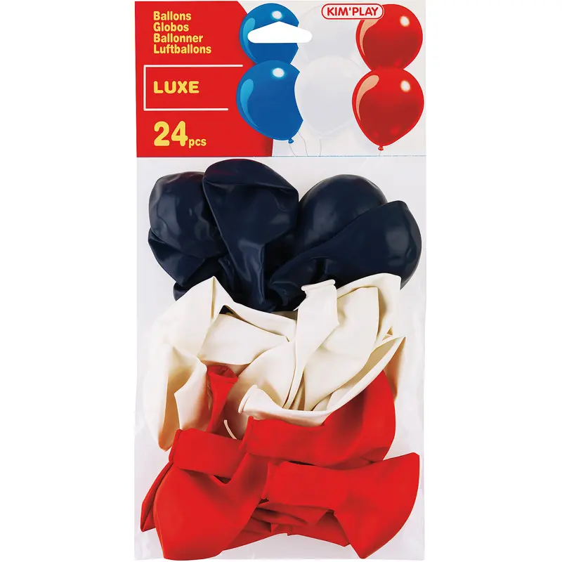 Dekorative Kugel Blau Weiß Rot Kim'Play (x24)