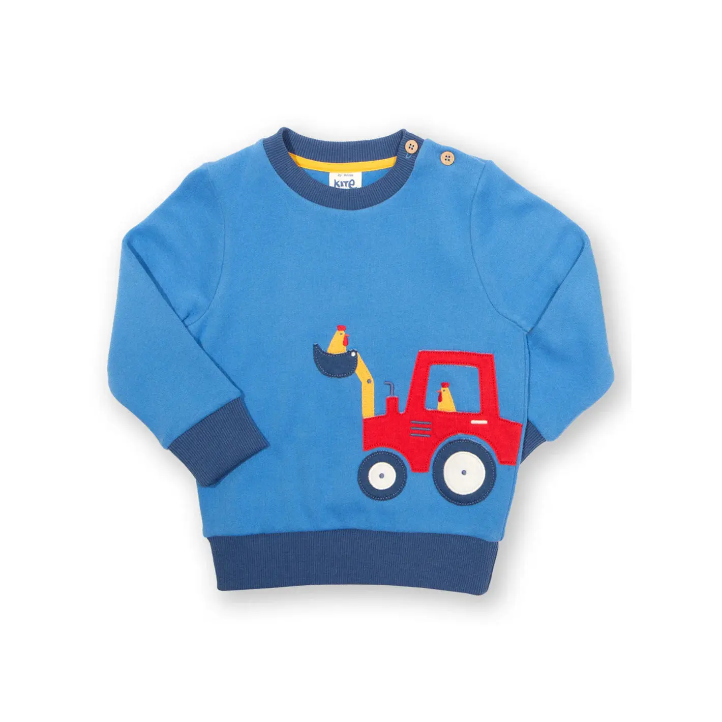 Pullover Kind Kite Farmer Cluck Cluck