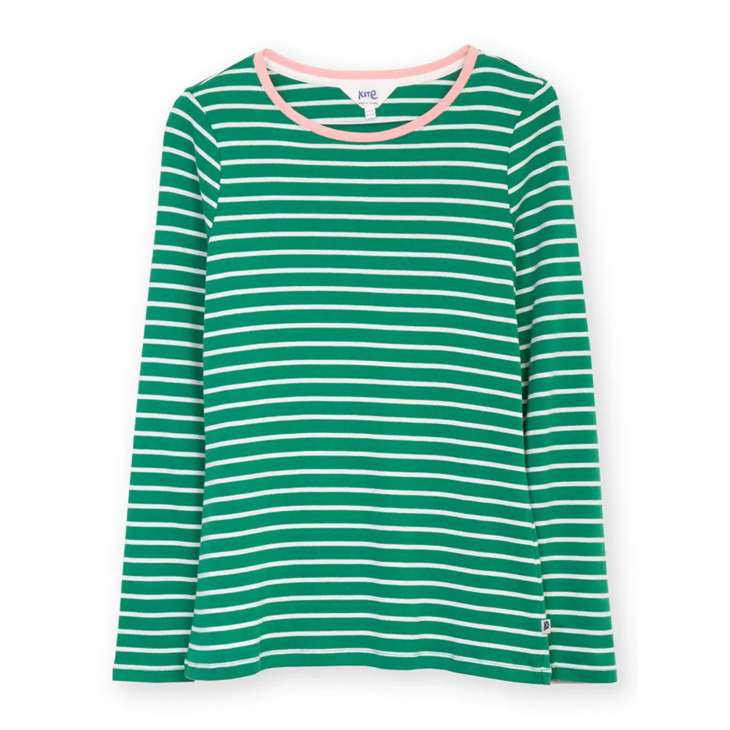 Langarmshirt Kite Portesham Jersey Emerald Stripe