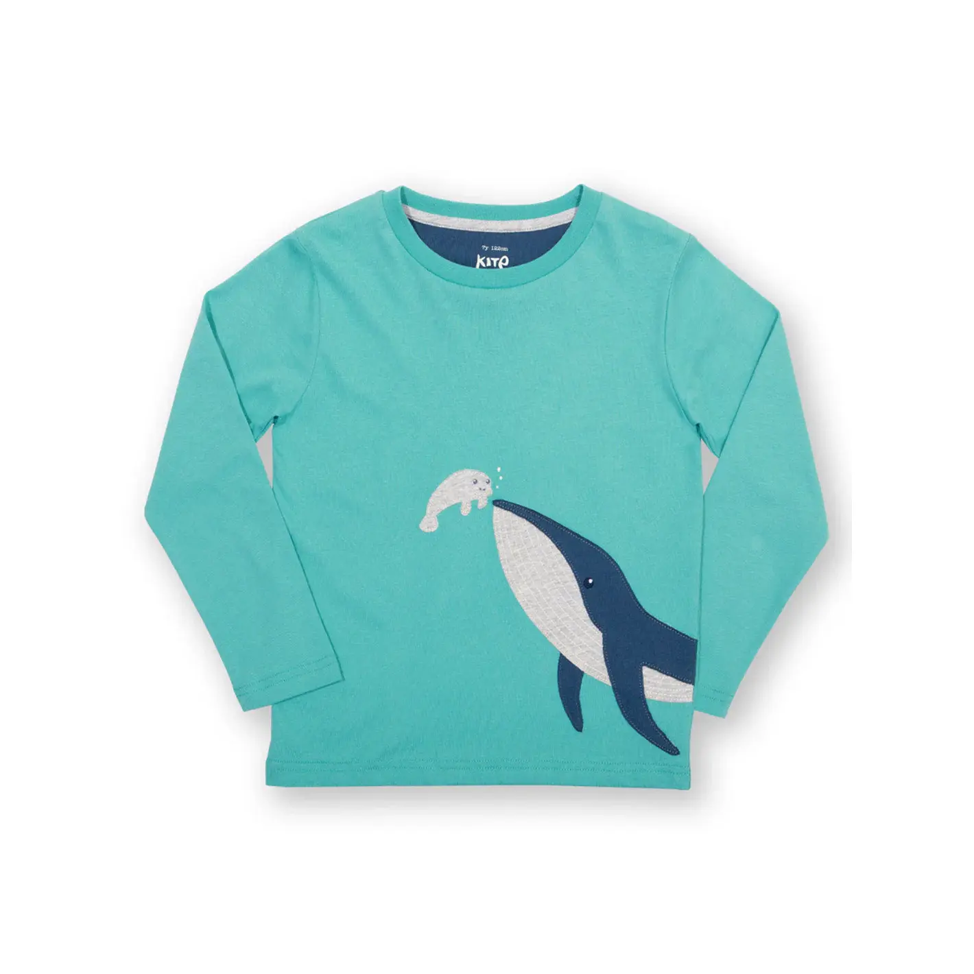 Maglietta a manica lunga per bambini Kite Whale and Manatee