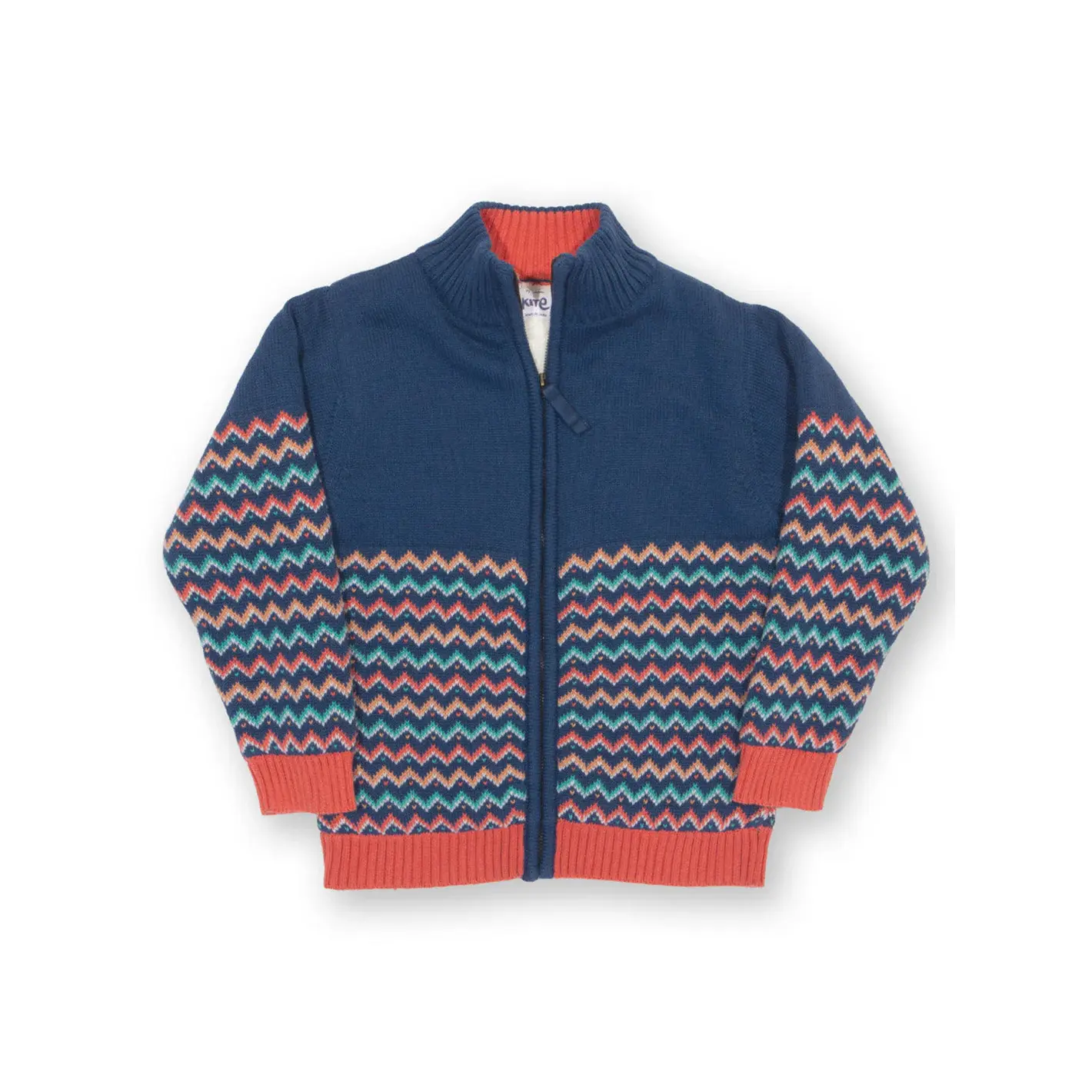 Veste full zip bébé garçon Kite Hygge Zigzag Veste full zip bébé garçon Kite Hygge Zigzag
