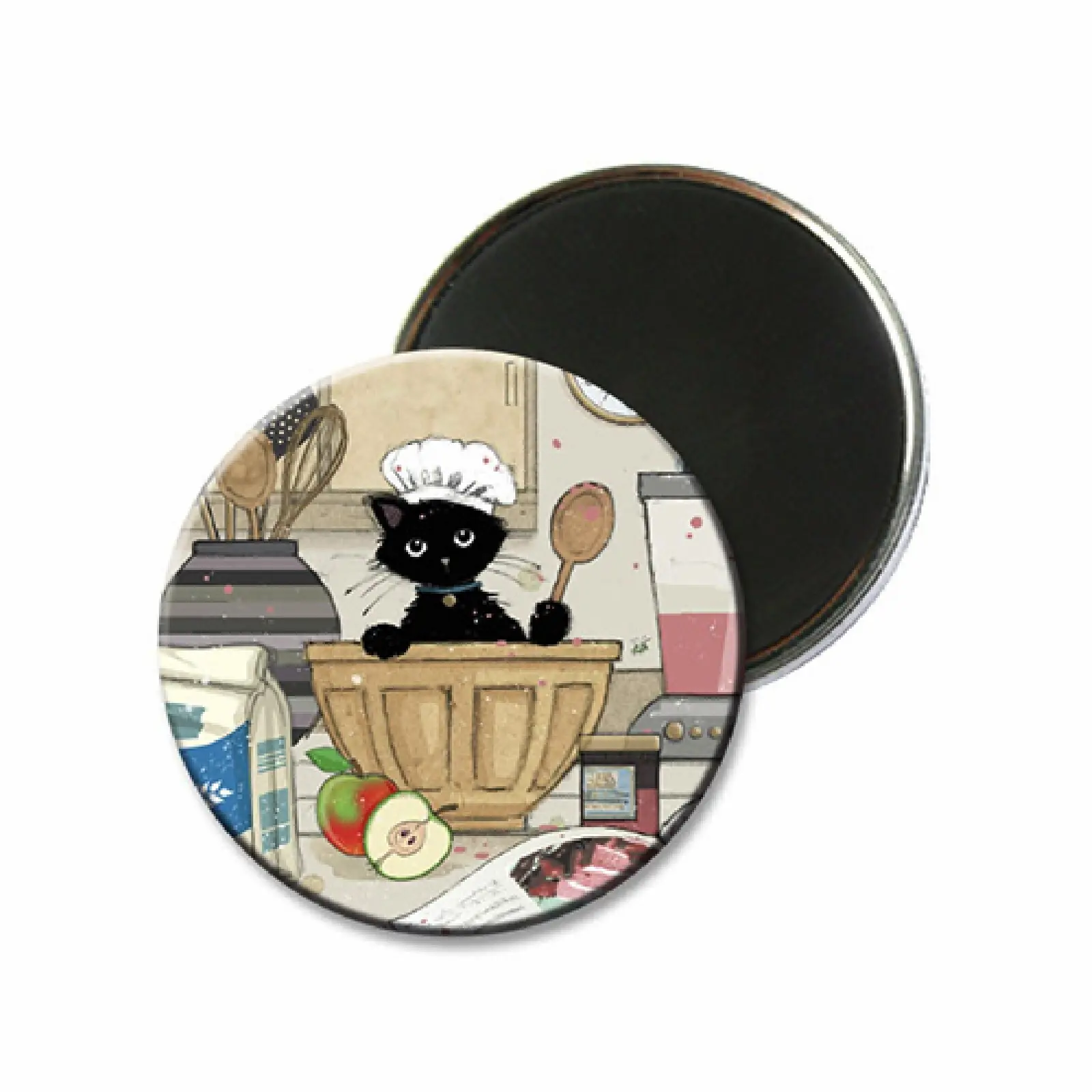 Gattino rotondo a calamita Kiub Bug Art