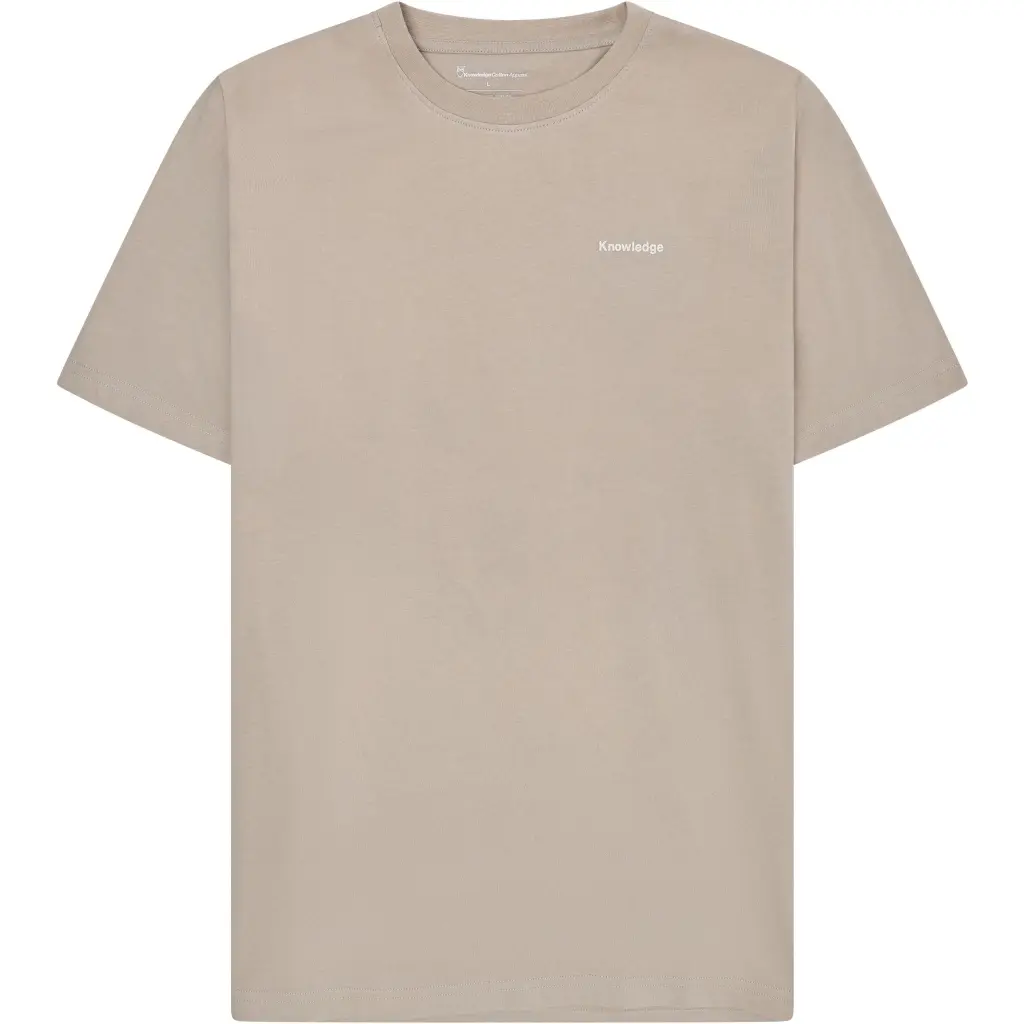 T-Shirt mit Druck auf dem Rücken KnowledgeCotton Apparel