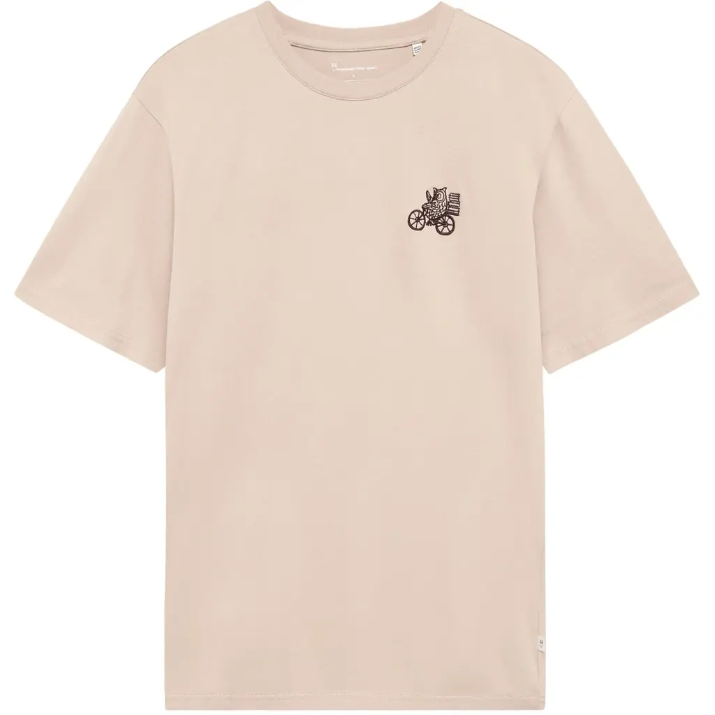 T-shirt brodé organique coton KnowledgeCotton Apparel T-shirt brodé organique coton KnowledgeCotton Apparel