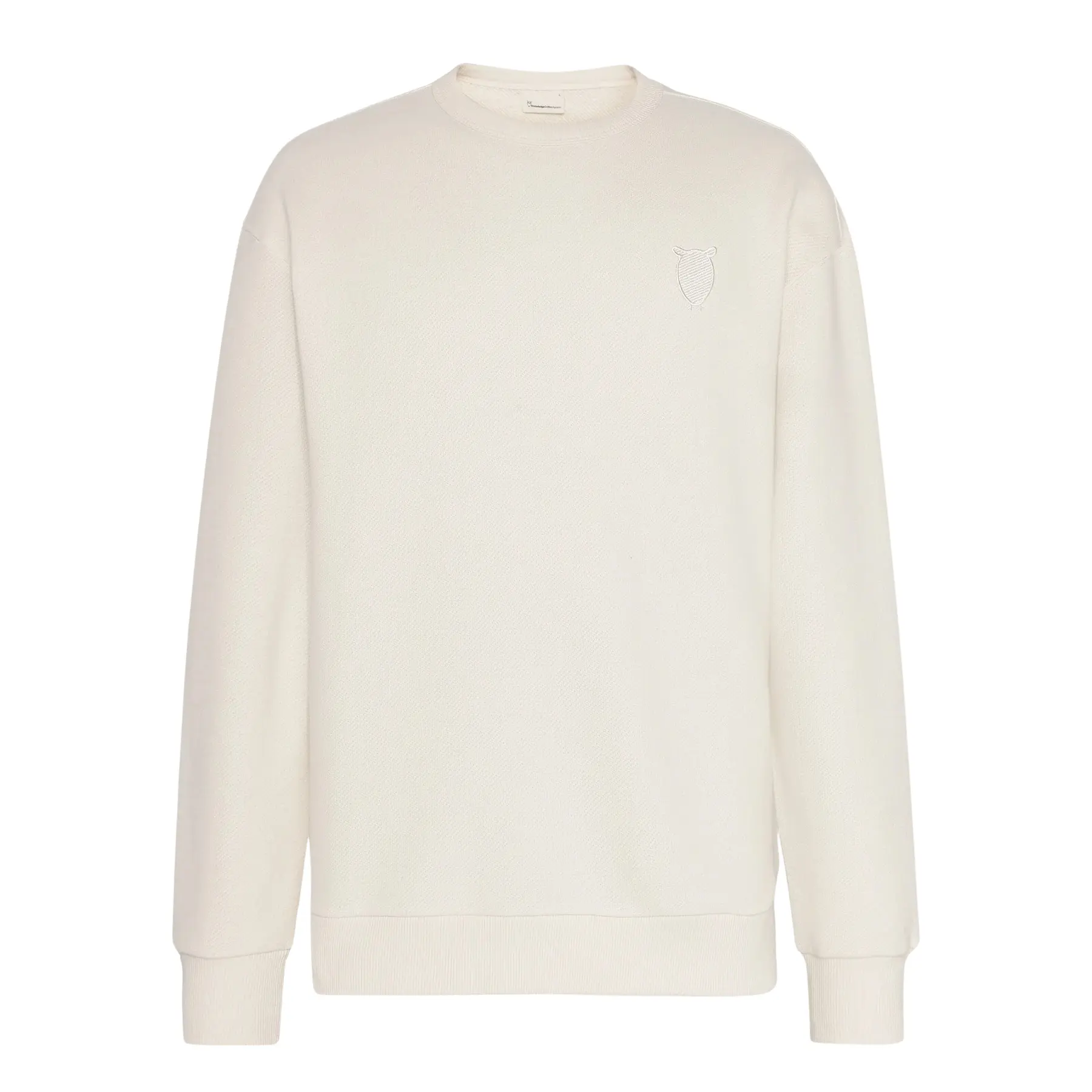 Maglione girocollo con ricamo KnowledgeCotton Apparel