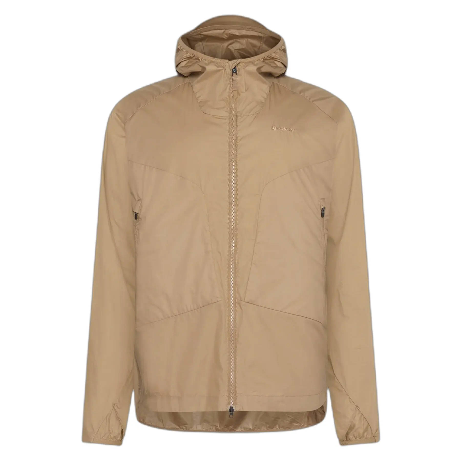 Giacca impermeabile con zip integrale e cappuccio KnowledgeCotton Apparel Vent ripstop 90