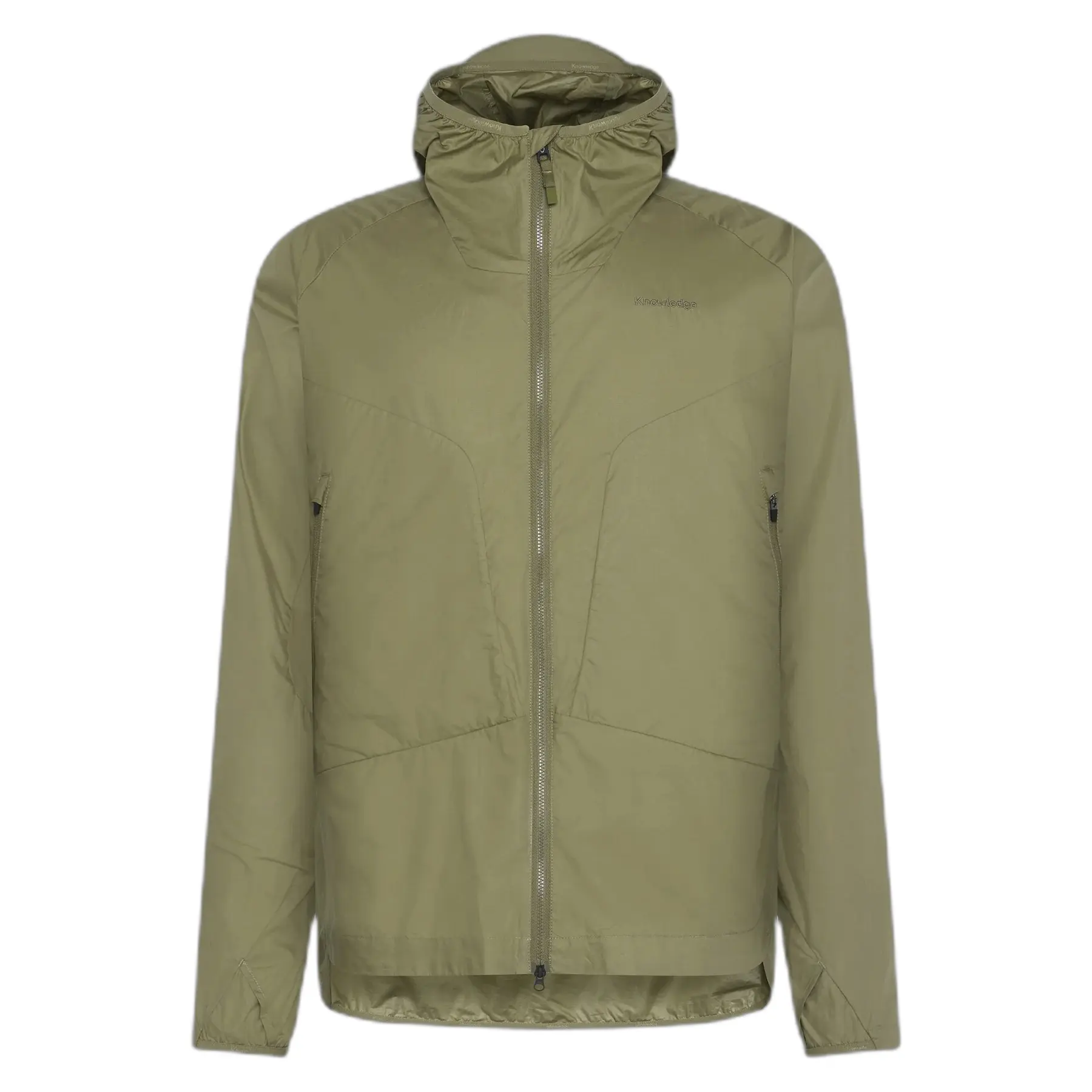 Giacca impermeabile con zip integrale e cappuccio KnowledgeCotton Apparel Vent ripstop 90