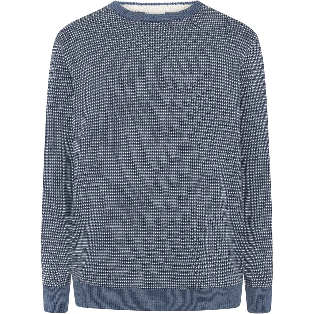 Pull jacquard KnowledgeCotton Apparel Pull jacquard KnowledgeCotton Apparel