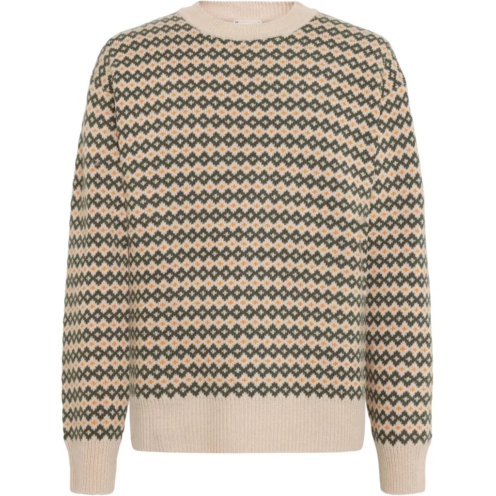Pull in lana jacquard KnowledgeCotton Apparel