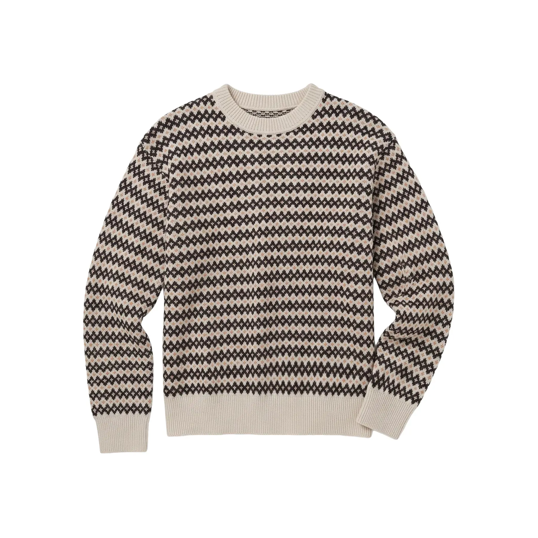 Pull in lana jacquard KnowledgeCotton Apparel