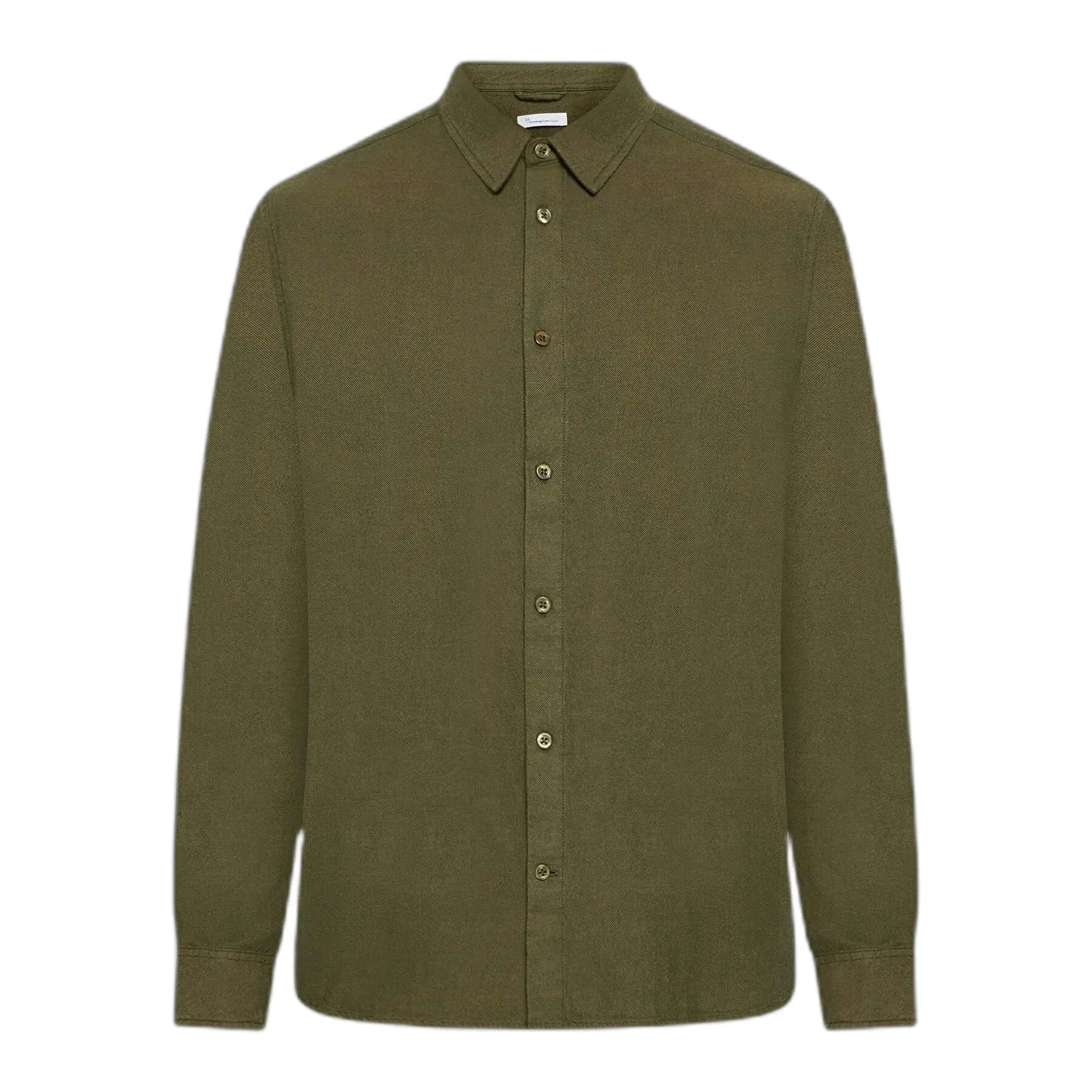 Flanellhemd KnowledgeCotton Apparel Dune