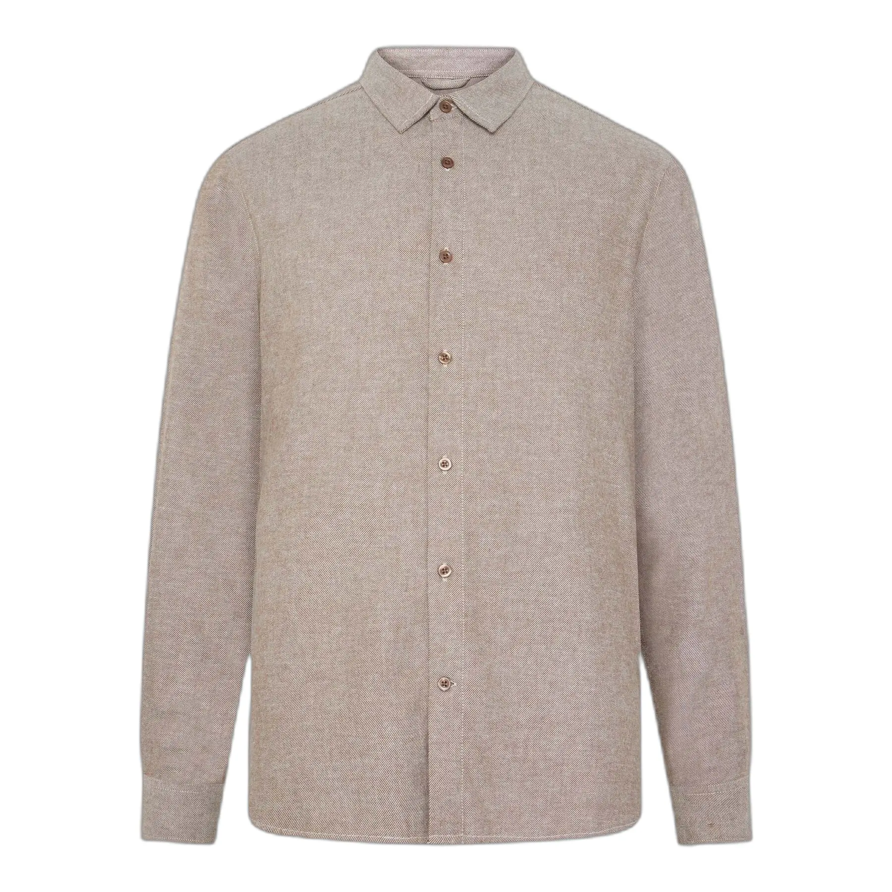 Flanellhemd KnowledgeCotton Apparel Dune