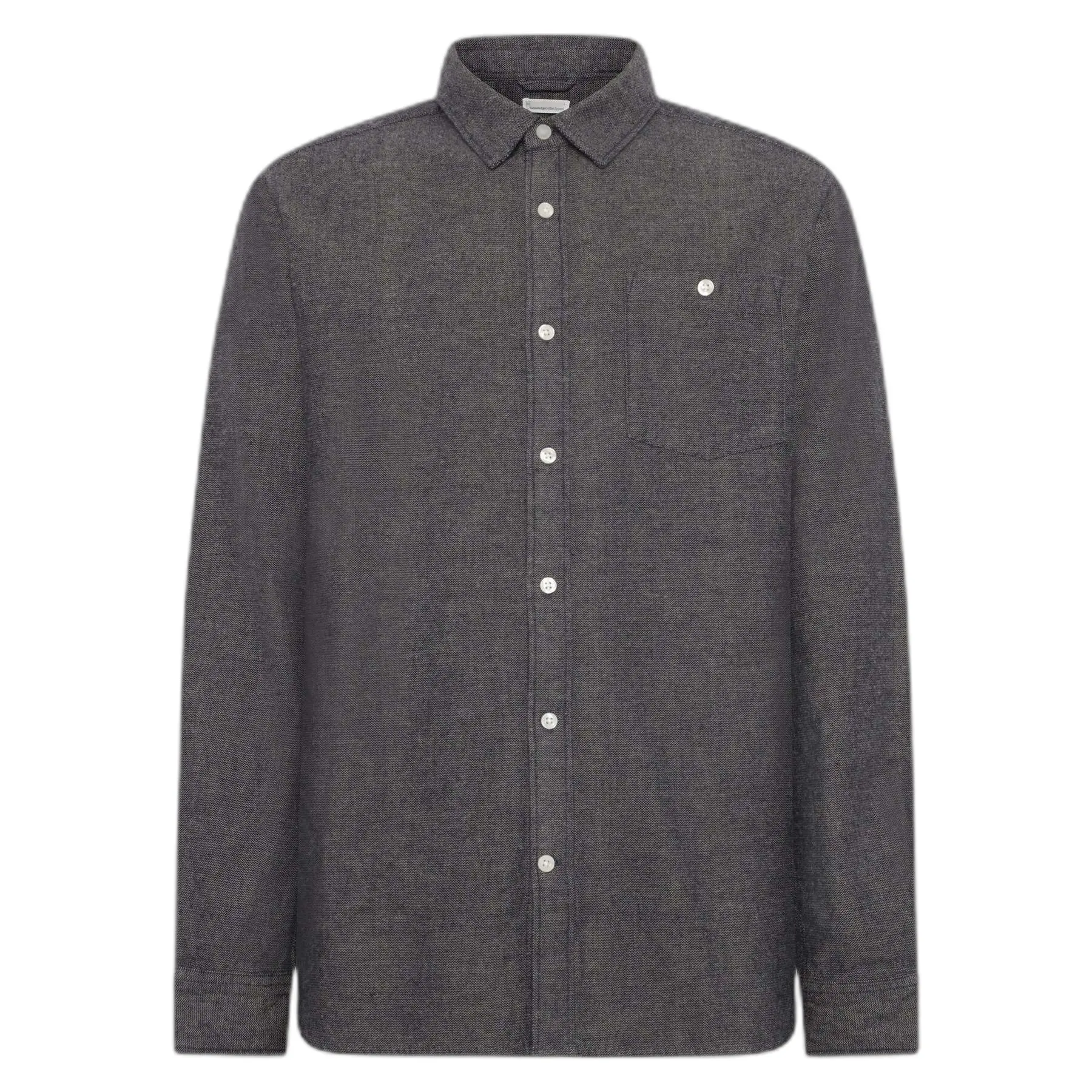 Camicia in flanella di cotone KnowledgeCotton Apparel Fishbone - GOTS