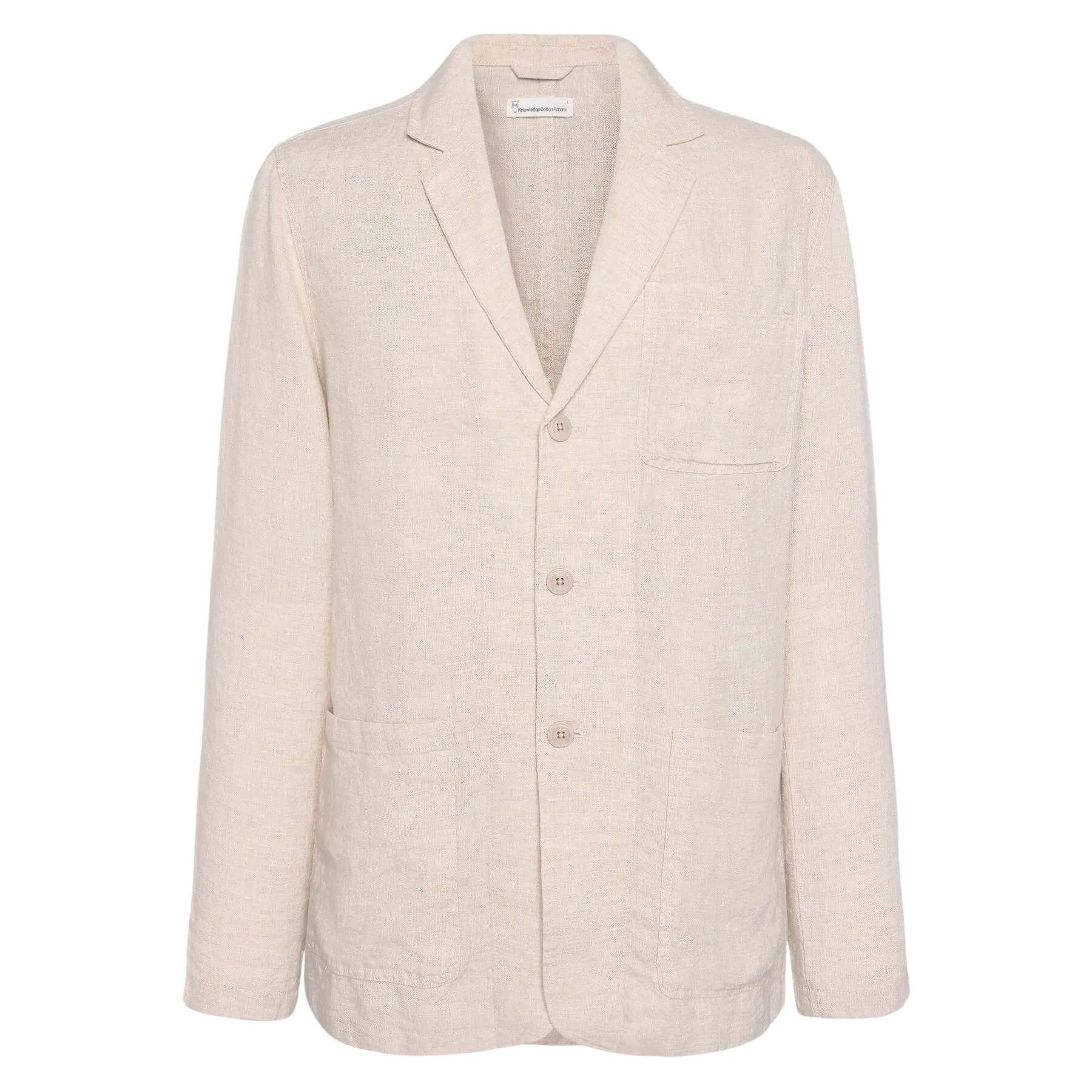 Blazer in lino KnowledgeCotton Apparel