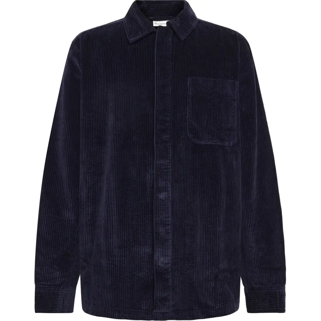 Überhemd aus Cord KnowledgeCotton Apparel