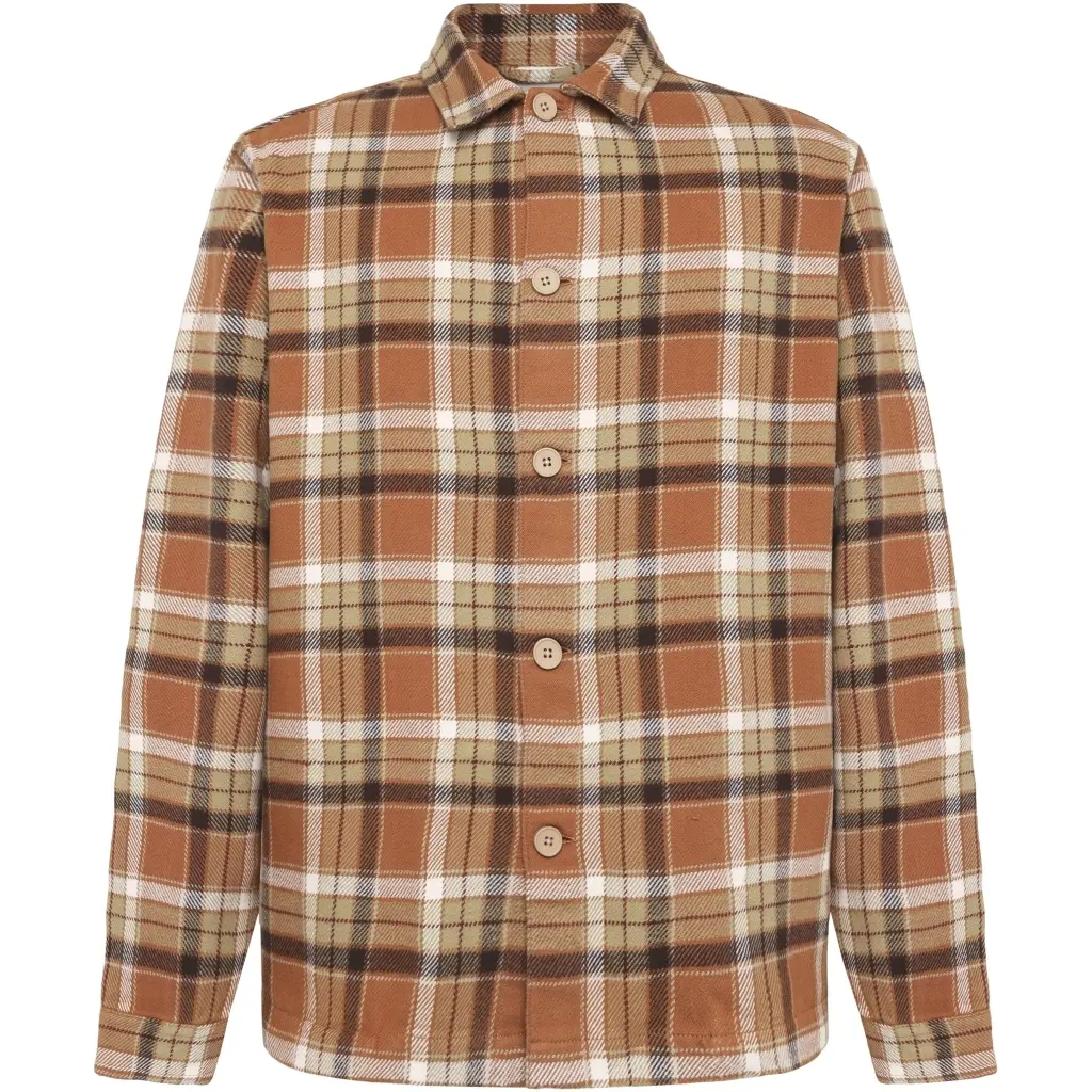 Flanellhemd mit langen Ärmeln KnowledgeCotton Apparel