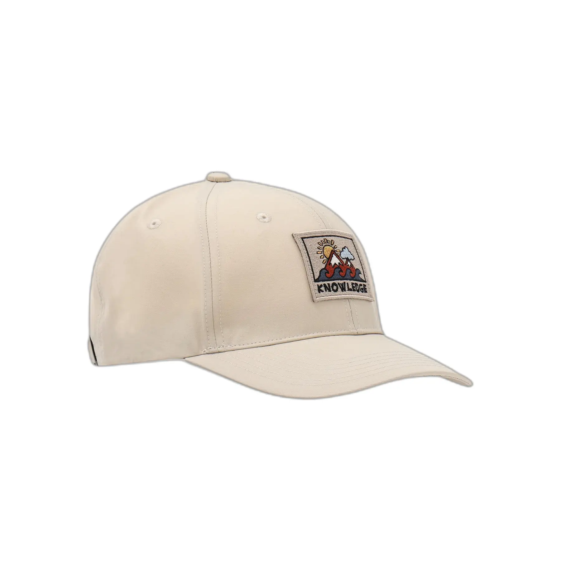 Cappellino trucker con badge KnowledgeCotton Apparel Vent canvas 200