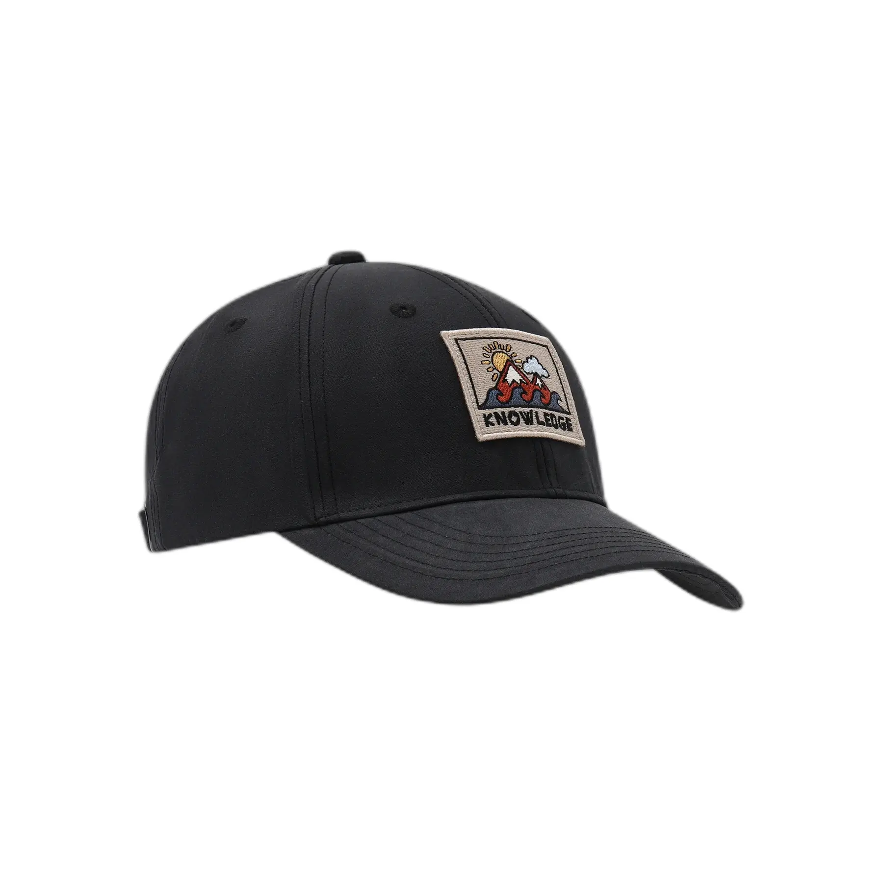 Cappellino trucker con badge KnowledgeCotton Apparel Vent canvas 200