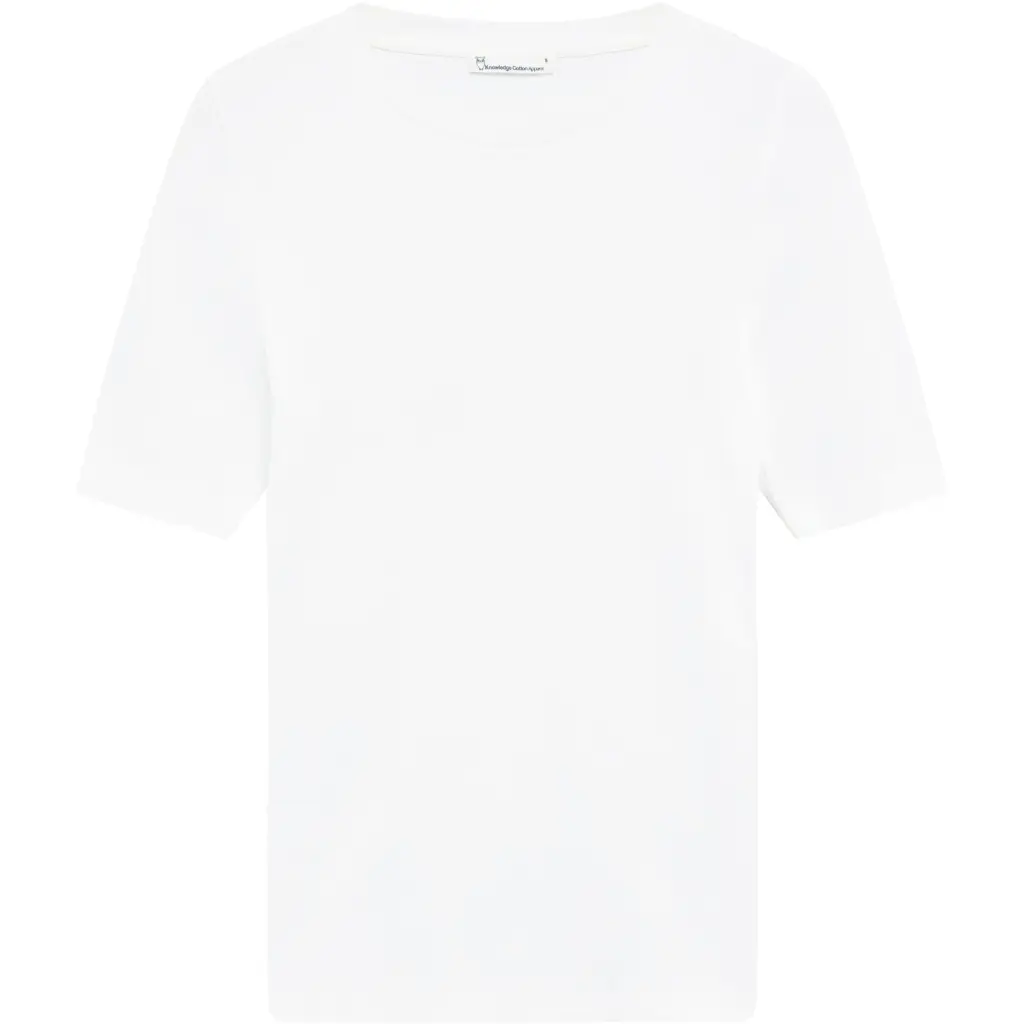 T-shirt da donna a coste KnowledgeCotton Apparel