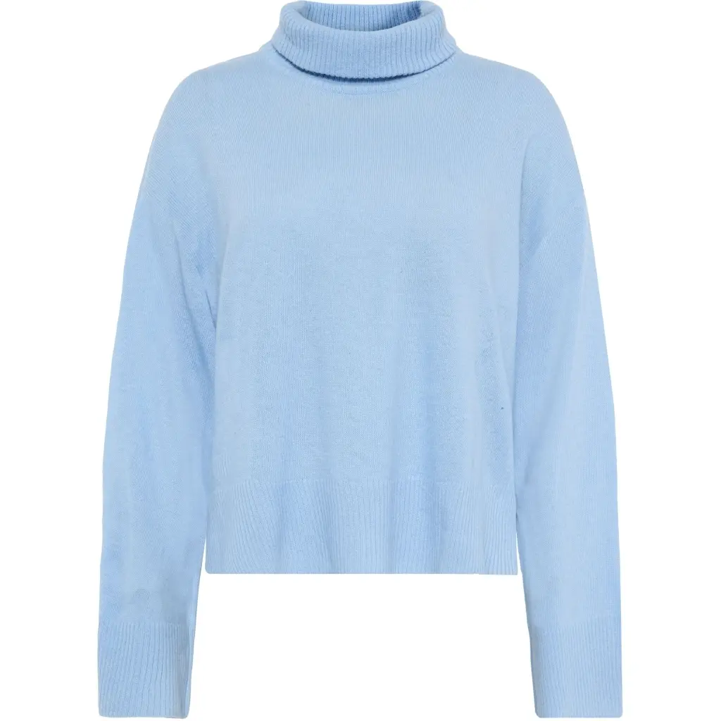 Pull col alto in lana di agnello donna KnowledgeCotton Apparel