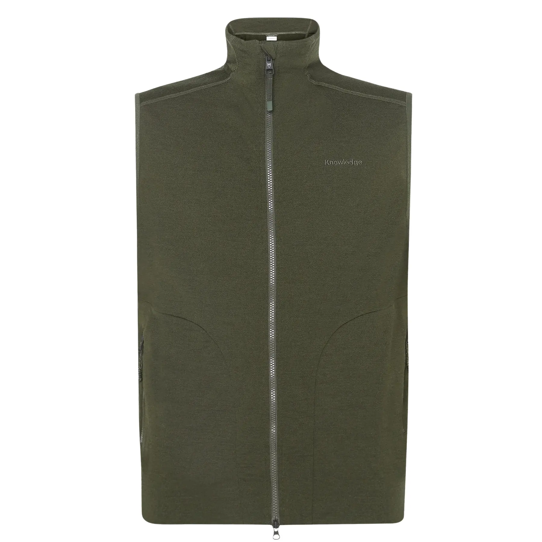 Wollärmellose Fleecejacke KnowledgeCotton Apparel Dynamic
