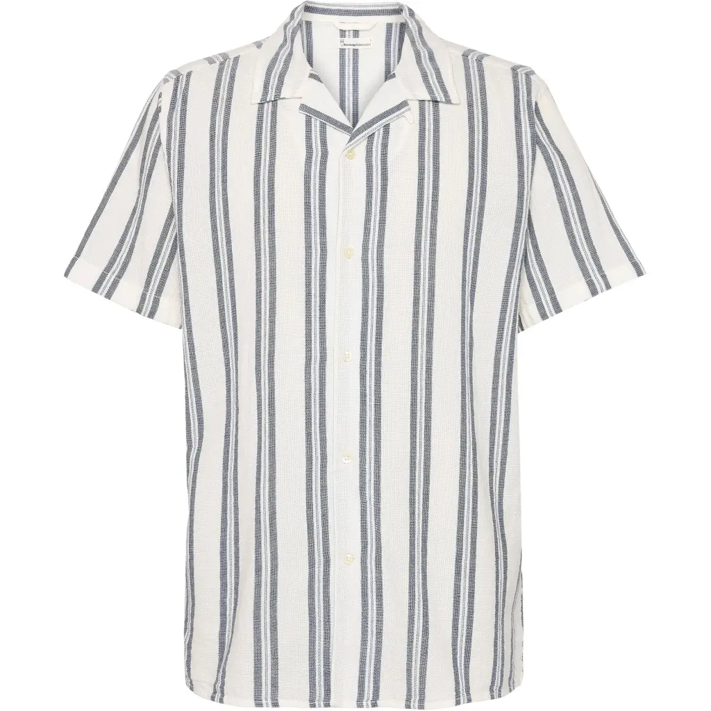 Camicia in cotone a righe KnowledgeCotton Apparel Box