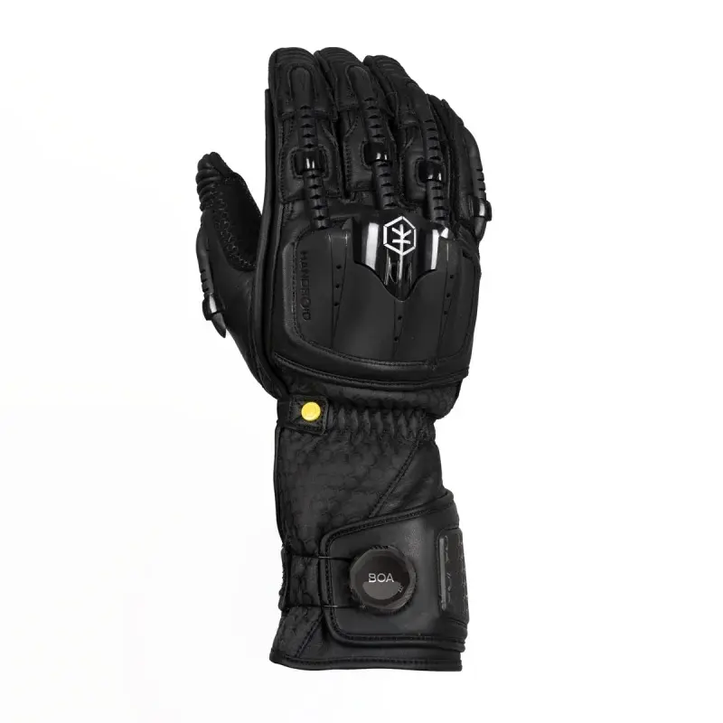 Motorradhandschuhe für alle Jahreszeiten mit langem Bündchen und Schutz Knox Handroid MK5