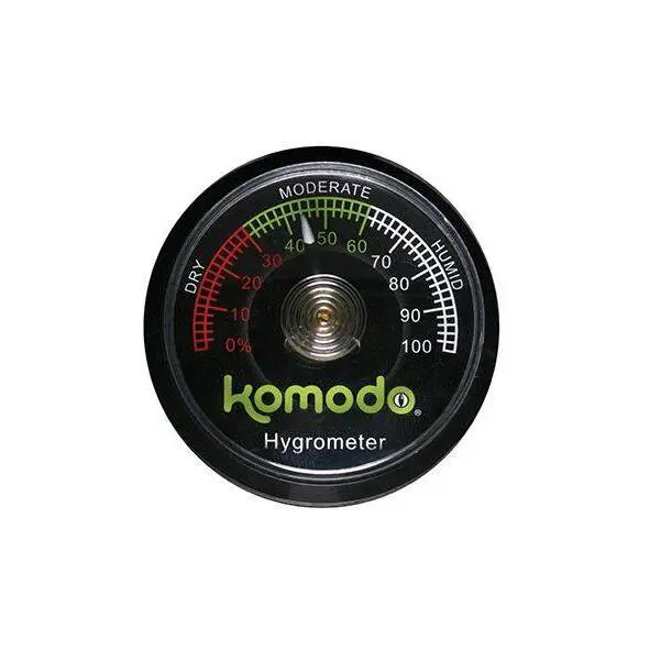 Komodo Schwarz Analoge Hygrometer