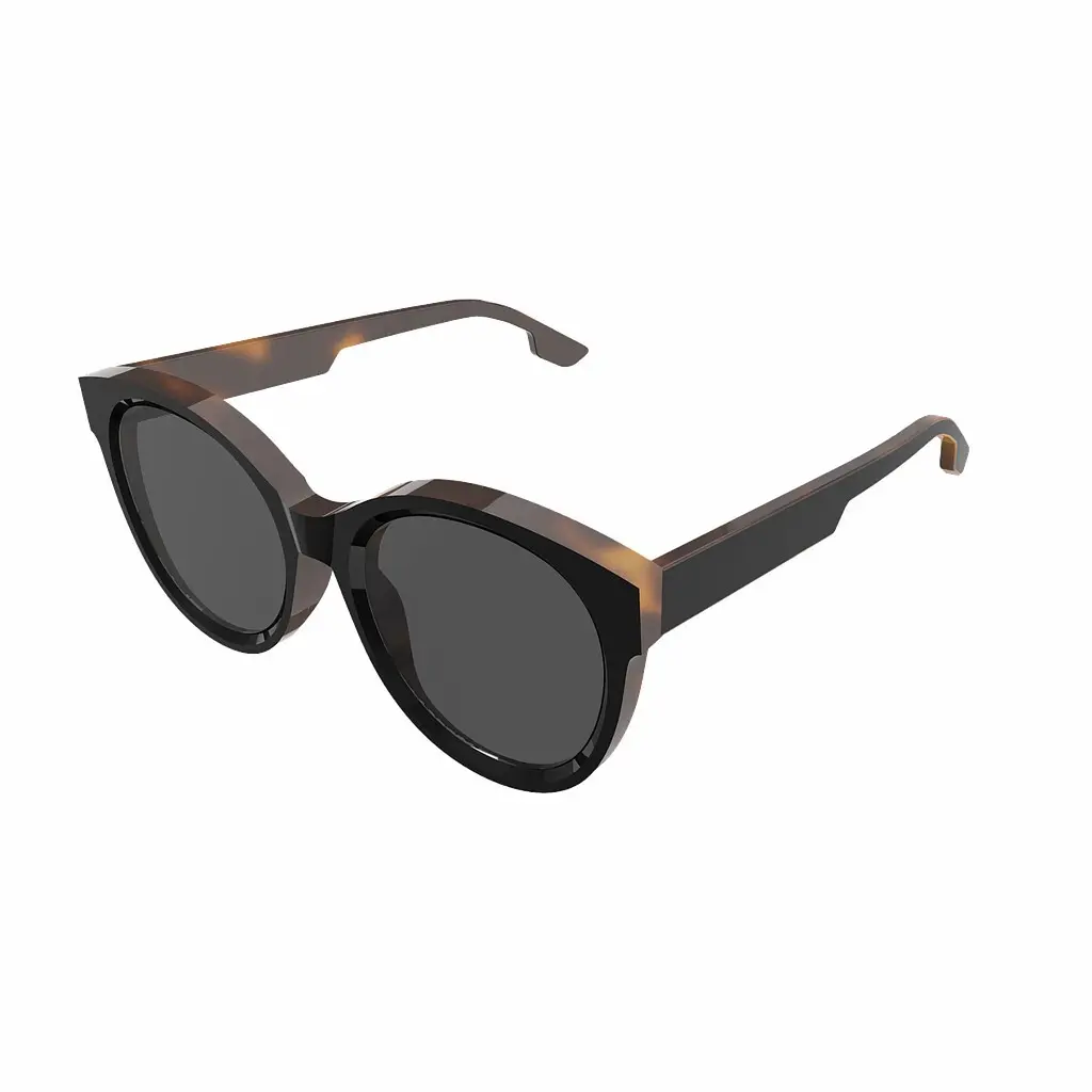 Komono Black Sunglasses Jade