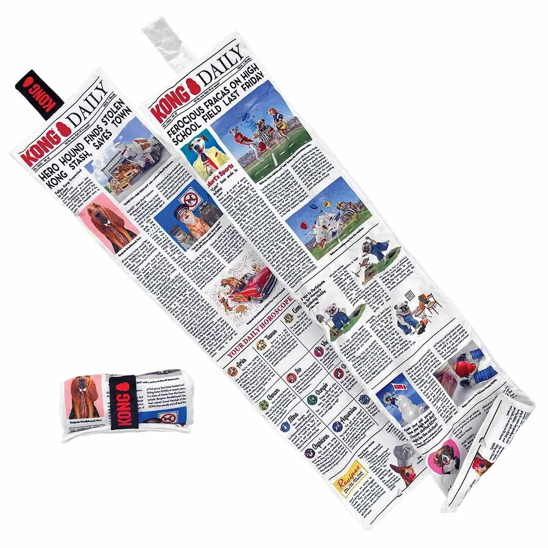 Peluche per cani Kong Daily Newspaper